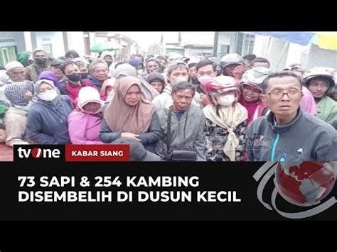 Dusun Kecil Di Banjarnegara Sembelih Ekor Sapi Kambing Tvone