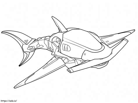 Sail Shark In Fortnite Coloring Page