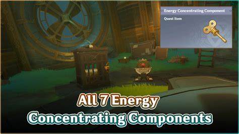 All Energy Concentrating Components Genshin Impact