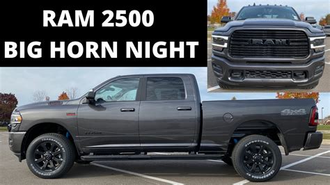 2020 Ram 2500 Big Horn Night Edition Youtube