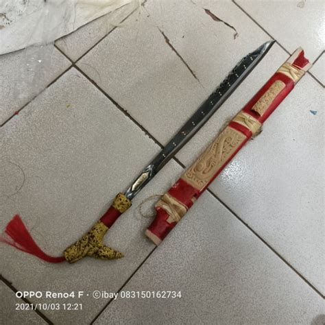 Jual Mandau Senjata Dayak Asli Kalimantan Uk Jumbo Shopee Indonesia