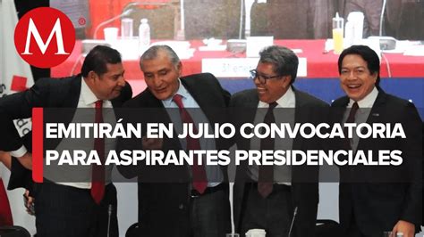 Morena Publicar En Julio Convocatoria Para Aspirantes A La Presidencia