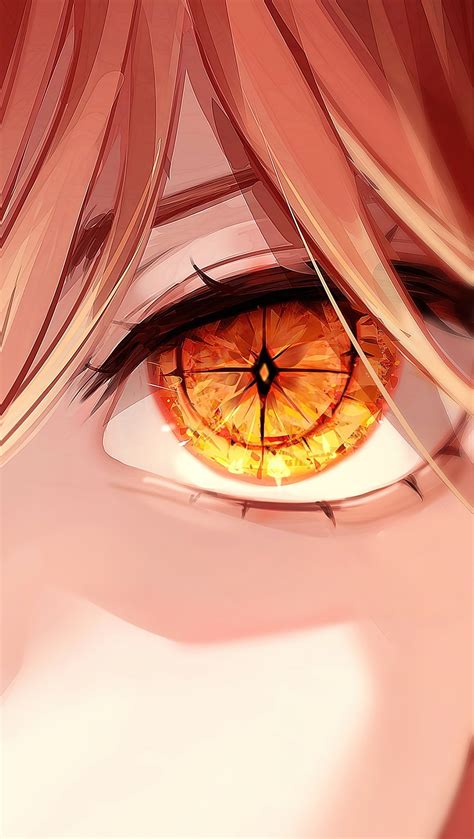 Chainsaw Man Power Eyes Anime Wallpaper K Hd Id