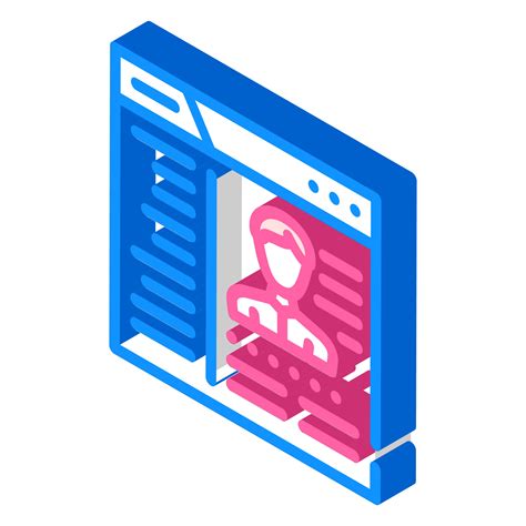 Cms With Data Kyc Isometric Icon Vector Illustration 8259005 Vector Art