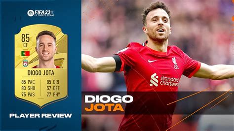 BEST PREMIER LEAGUE STRIKER 85 DIOGO JOTA PLAYER REVIEW FIFA 22