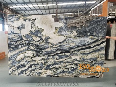 Chinese Fancy Green Twilight Marble Slabs Polished From China