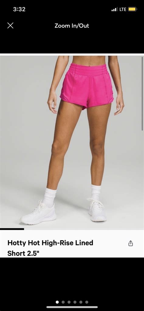 Lululemon Hotty Hot HR Short 2 5 Lined EBay