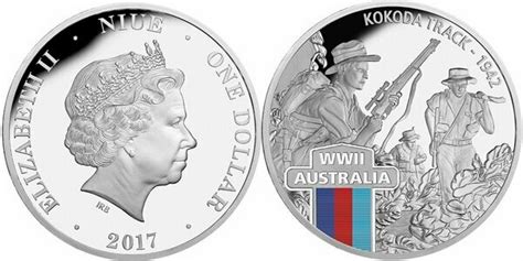 1 Dollar Elizabeth Ii Kokoda Track Niue Numista