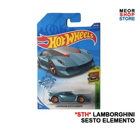 Hot Wheels Lamborghini Sesto Elemento Super Treasure Hunt STH Shopee Malaysia