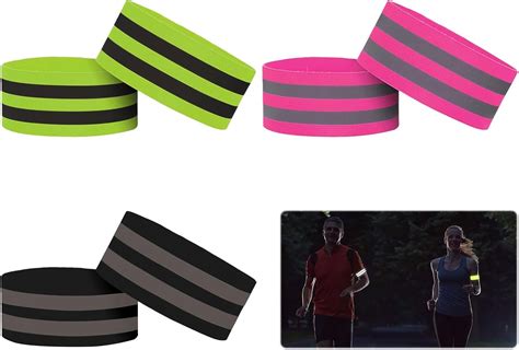 Vagaw Reflective Armbands Pcs Reflective Arm Bands Adults Elastic