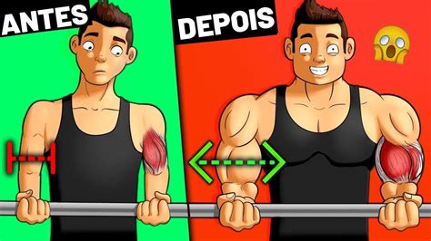 Como ganhar musculo no braço rapido 100 PRÁTICO usando apenas os