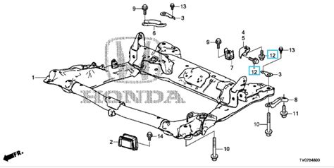 Honda Civic Service Manual Subframe Removal And Installation Frame And