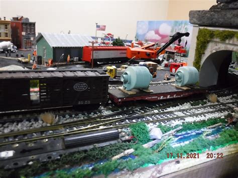 Flatcar Santa Fe Ho Scale Model Train Freight Car Pictures