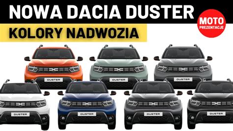 NOWA DACIA DUSTER KOLORY YouTube