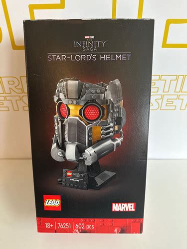 Brand New Marvel Star Lords Helmet Retired Sets