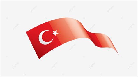 Turkey National Flag Vector Turkish Icon 3d Background PNG And