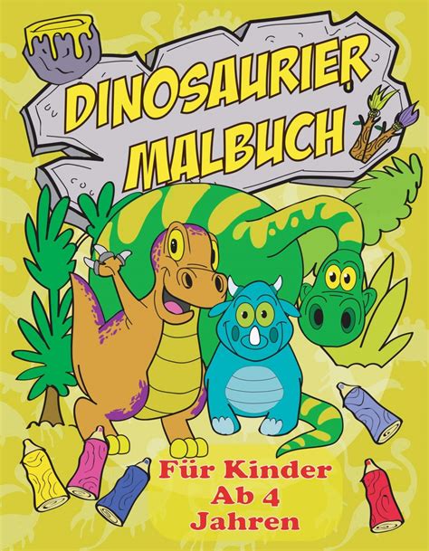 Dinosaurier Malbuch Für Kinder Ab 4 Jahren kinderbuchkaufen de