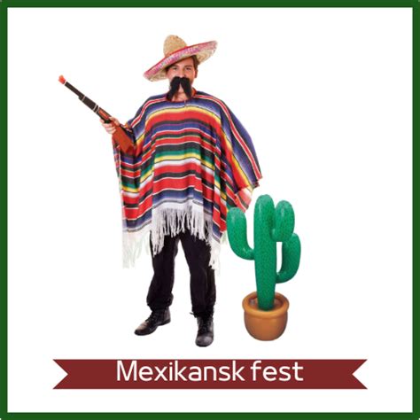 Mexicansk temafest køb alt til Mexico tema fest her