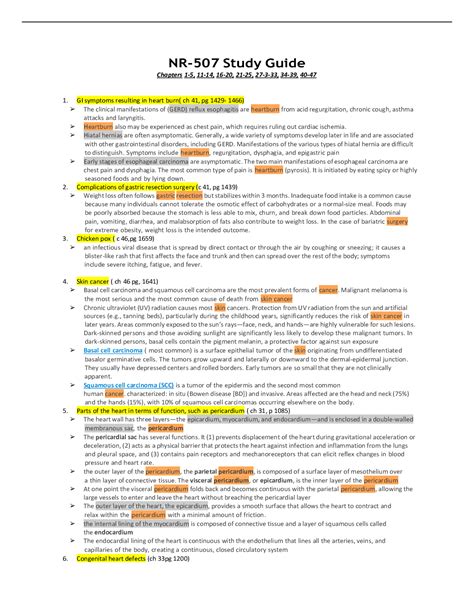 NR507 NR 507 Final Exam Study Guide Latest 2022 2023 Advanced