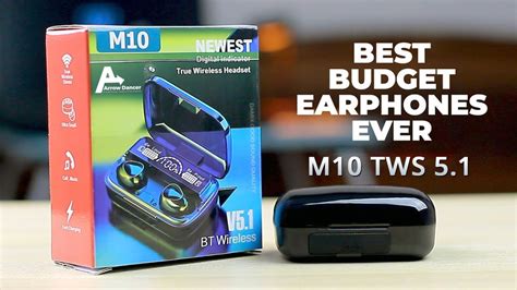 M10 Wireless Earbuds Bluetooth 5 1 Tws With 2200mah Power Bank Charging