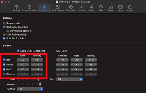 Custom Click Track Metronome In Logic Pro Professional Composers