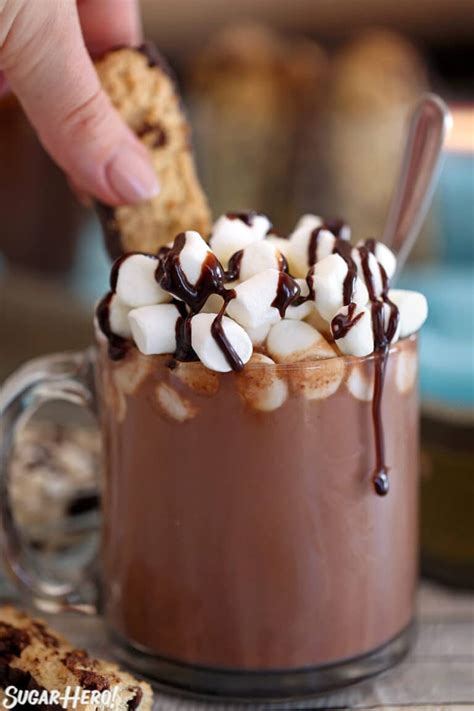 Slow Cooker Hot Chocolate With Video Sugarhero