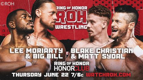 Lee Moriarty Big Bill Vs Blake Christian Matt Sydal Tag Team