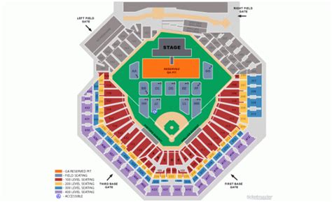 Citi Field Seating Map United States Map