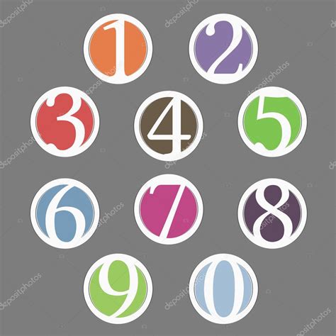 Numbers Stock Vector Image By Human