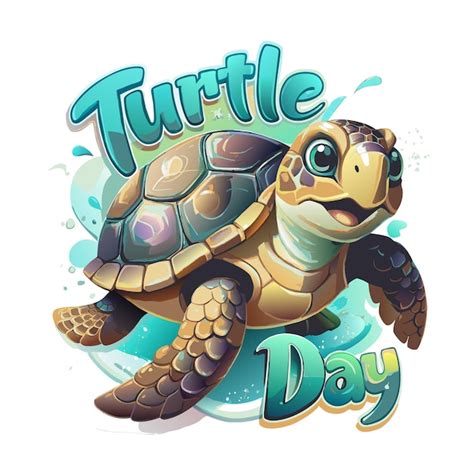 Celebrating World Turtle Day Illustration Premium Ai Generated Vector