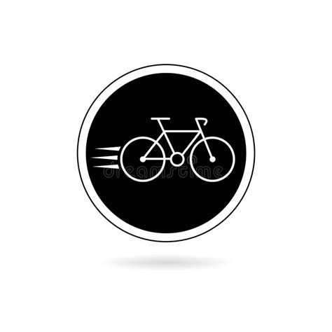 Ennegrezca El Icono Del Ciclista El Hombre En Un Logotipo De La