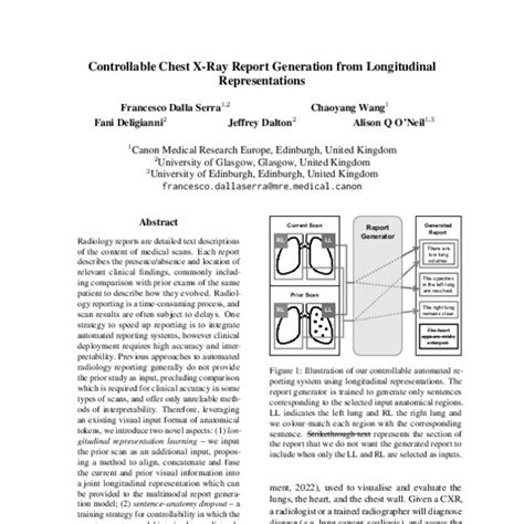 Controllable Chest X Ray Report Generation From Longitudinal