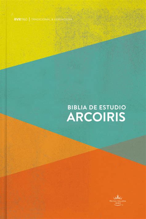 Rvr Biblia De Estudio Arcoiris Multicolor Tapa Dura B H Publishing