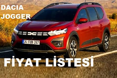 Dacia Jogger Fiyat Listesi Kasım 2022 0 km Jogger 2022 Jogger