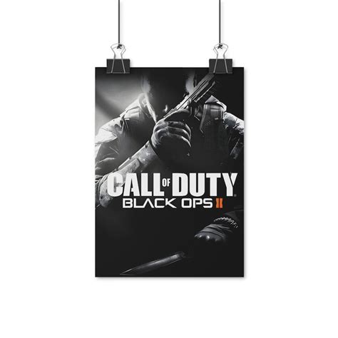 Black Ops Cover Poster Call Of Duty Wall Art Video Game Canvas Call