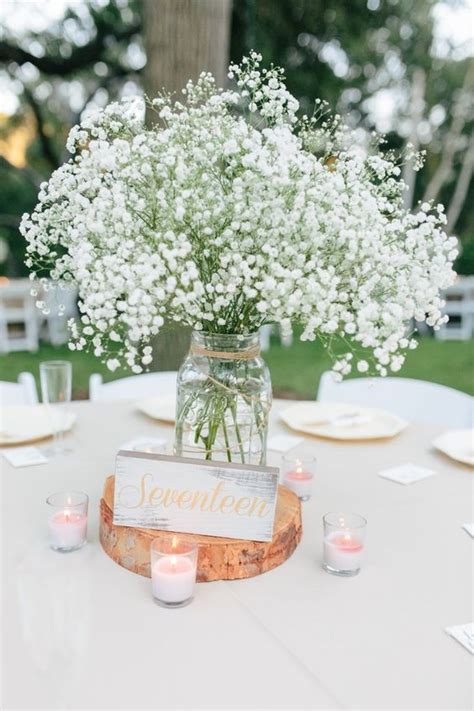 Beautiful Babys Breath Centerpiece Ideas For Your Wedding