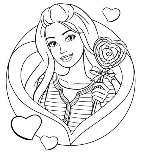 30 Desenhos Da Barbie Para Colorir