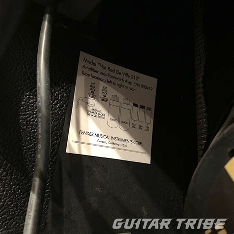 Fender Hot Rod Deville Black Guitar Tribe