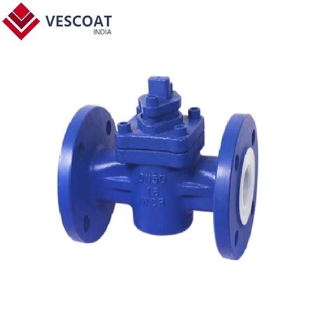 Material Di Wcb Fep Pfa Lined Plug Valve Valve Size 6 Inch At Rs