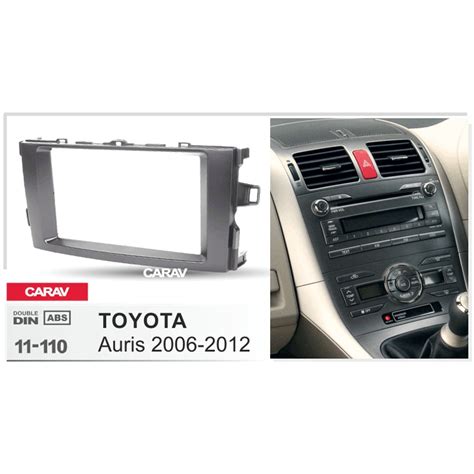 Doble Din Radio Fascia For TOYOTA Auris Stereo Audio Panel Mount