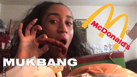 Mcdonalds Mukbang New Sweet N Spicy Honey Bbq Glazed Tenders Youtube