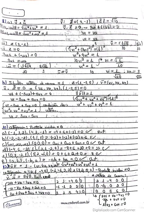 Ii Lista De Exercícios De Álgebra Linear José Genilson Da Costa Júnior