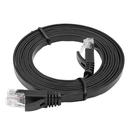 Cat 6 Flat Network Cable Rj45 Cat6 Ethernet Flat Wire Lan 1000mbps High Speed Ethernet Crossover