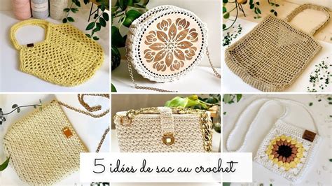 Comment faire un sac au crochet 5 idées de sac au crochet modèles