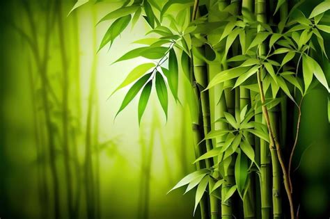 Premium Photo Green Bamboo Background Fresh Leaves On Tree As Nature Ecology And Environment