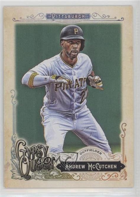 Topps Gypsy Queen Green Back Andrew Mccutchen Ebay