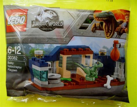 Lego Jurassic World 30382 Baby Velociraptor Playpen Polybag Neu Ovp