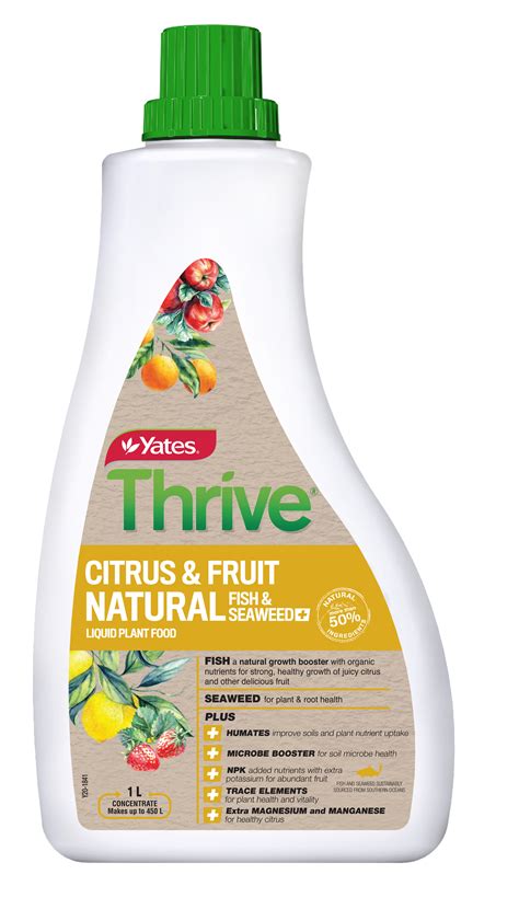 Yates Thrive Natural Citrus And Fruit Plant Food Concentrate