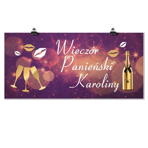 Plakat Baner Wiecz R Panie Ski Personalizowany Oficjalne