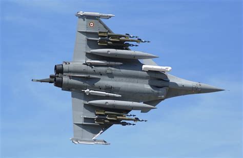 French Rafale In Deep Strike Configuration With An Asmp Nuclear